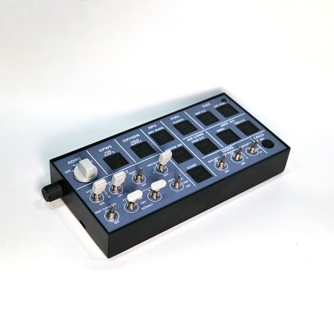 Rowsfire A106 pro A32X Light OVHD OVERHEAD Panel for MSFS 2020/2024 (Backlit+Metal Housing+Tactile Switches Edition) - Compatible with FENIX A32X, FBW A32X & iniA32X - Windows Flight Sim Home Cockpit