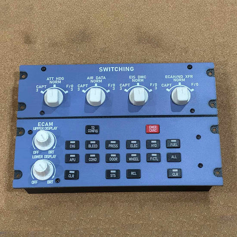 Rowsfire A109 A32X Full Size ECAM Home Cockpit Panel for MSFS 2020/2024, FENIX, FBW on Windows
