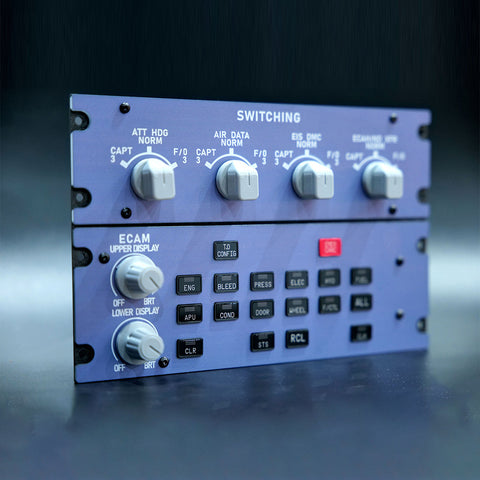 Rowsfire A109 V3.0 A32X Full Size ECAM Home Cockpit Panel for MSFS 2020/2024, FENIX, FBW on Windows