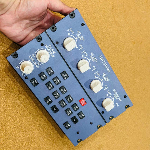 Rowsfire A109 A32X Full Size ECAM Home Cockpit Panel for MSFS 2020/2024, FENIX, FBW on Windows