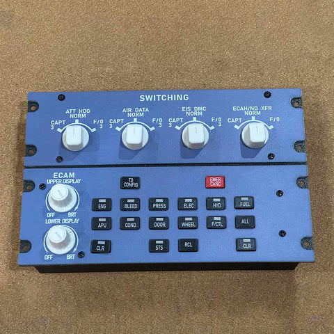 Rowsfire A109 A32X Full Size ECAM Home Cockpit Panel for MSFS 2020/2024, FENIX, FBW on Windows