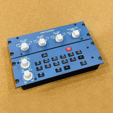 Rowsfire A109 A32X Full Size ECAM Home Cockpit Panel for MSFS 2020/2024, FENIX, FBW on Windows