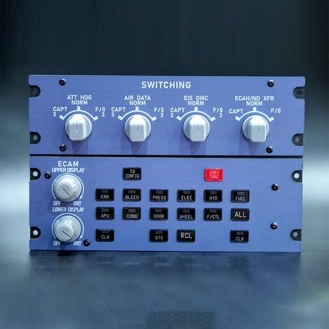 Rowsfire A109 V3.0 A32X Full Size ECAM Home Cockpit Panel for MSFS 2020/2024, FENIX, FBW on Windows