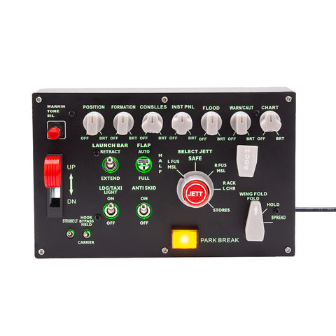 Rowsfire D101 F/A-18 Universal Carrier Landing Switch Panel for DCS - Flight Sim Cockpit
