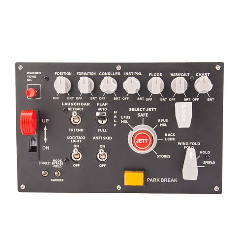 Rowsfire D101 F/A-18 Universal Carrier Landing Switch Panel for DCS - Flight Sim Cockpit