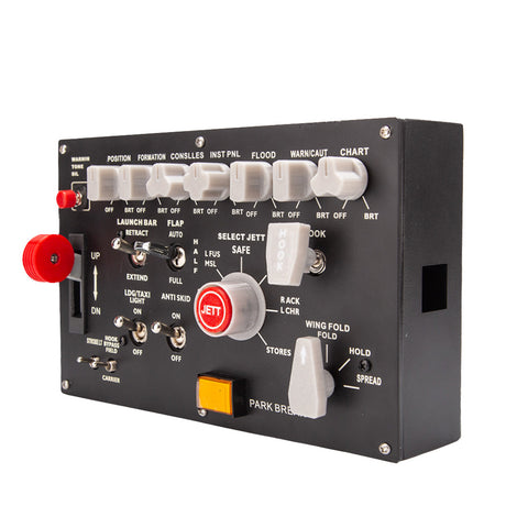 Rowsfire D101 F/A-18 Universal Carrier Landing Switch Panel for DCS - Flight Sim Cockpit