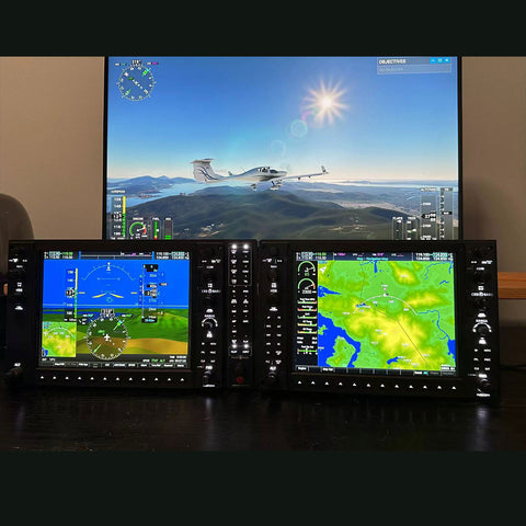 Rowsfire D104 1/1 Scale G1000NXI MFD-Panel - Flight Sim Cockpit for MSFS 2020/2024, X-Plane 11/12, Windows PC - Civil Aircraft Avionics Panel