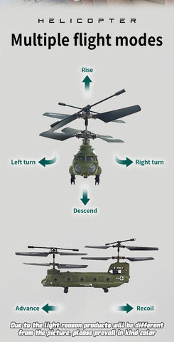 S026H Dual-Rotor Transport RC Military Aerocraft RTF