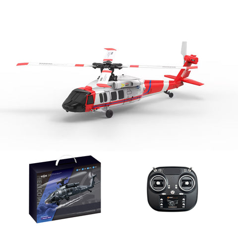 UH-60 2.4G 5CH Flybarless Scale RC Helicopter Model with Barometric Altitude Hold, Optical Flow Positioning & One-Key Inverted Flight (RTF)