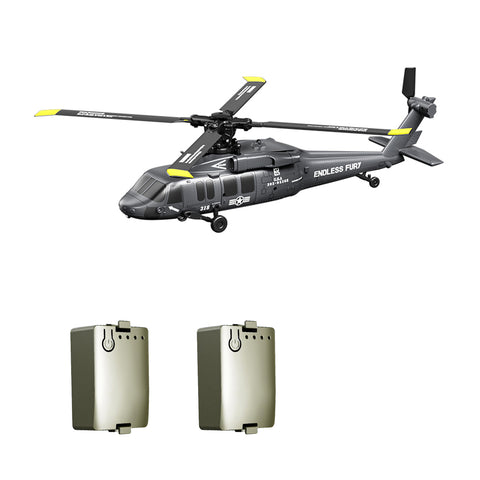 UH-60 2.4G 5CH Flybarless Scale RC Helicopter Model with Barometric Altitude Hold, Optical Flow Positioning & One-Key Inverted Flight (RTF)
