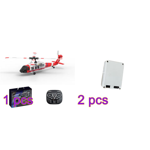 UH-60 2.4G 5CH Flybarless Scale RC Helicopter Model with Barometric Altitude Hold, Optical Flow Positioning & One-Key Inverted Flight (RTF)
