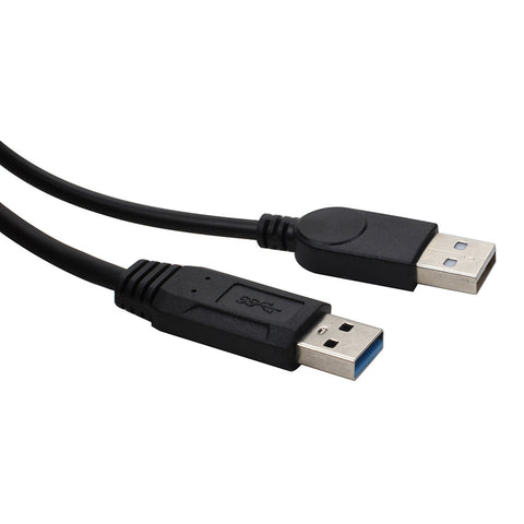 USB 3.0 Extension Cable, Dual A Male to A Female Adapter, High-Speed Data Transfer Cable with Auxiliary Power for External Hard Drives