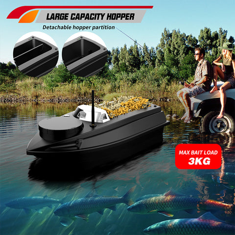 V030 12V 2.4G High-Speed RC Bait Boat with GPS Positioning