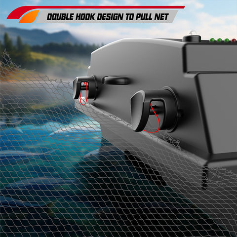 V030 12V 2.4G High-Speed RC Bait Boat with GPS Positioning