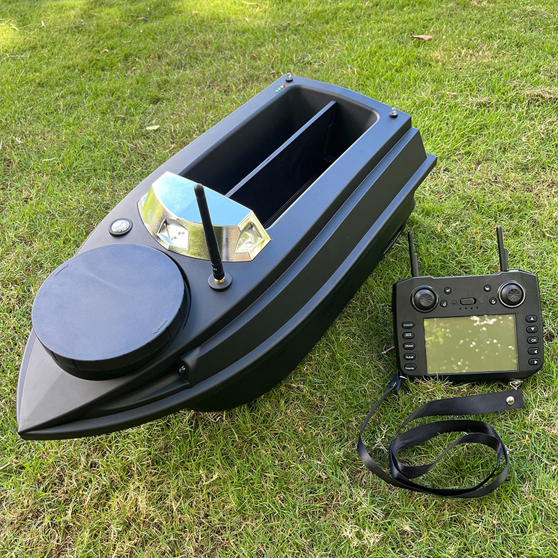 V030 12V 2.4G High-Speed RC Bait Boat with GPS Positioning