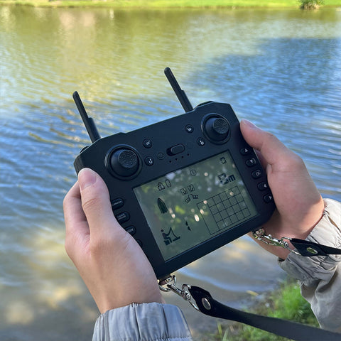 V030 12V 2.4G High-Speed RC Bait Boat with GPS Positioning