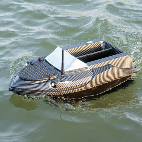 V080 12V High-Speed RC Bait Boat with 9 Fishing Zones and 180 Waypoints