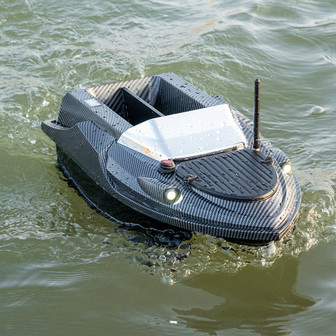 V080 12V High-Speed RC Bait Boat with 9 Fishing Zones and 180 Waypoints