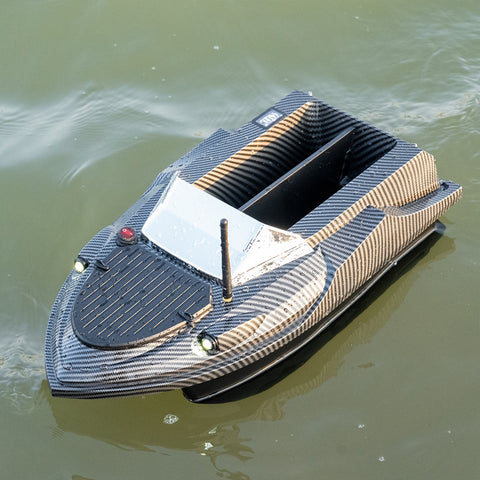 V080 12V High-Speed RC Bait Boat with 9 Fishing Zones and 180 Waypoints