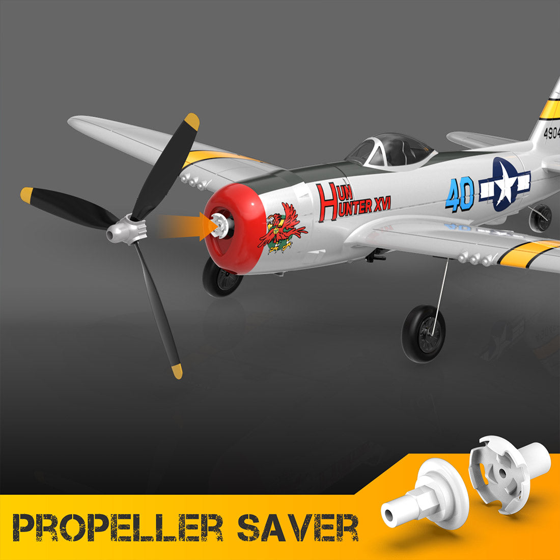 VOLANTEXRC P-47 Electric Beginner Fighter Aircraft | RTRhobby