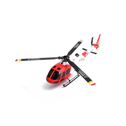 WL AS350 2.4G 4CH 3-Blade Flybarless Realistic RC Helicopter Model with Barometric Altitude Hold, Optical Flow Positioning & One-Key TOL (RTF)