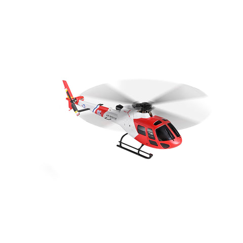 WL AS350 2.4G 4CH 3-Blade Flybarless Realistic RC Helicopter Model with Barometric Altitude Hold, Optical Flow Positioning & One-Key TOL (RTF)