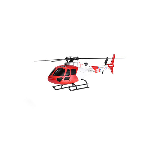 WL AS350 2.4G 4CH 3-Blade Flybarless Realistic RC Helicopter Model with Barometric Altitude Hold, Optical Flow Positioning & One-Key TOL (RTF)