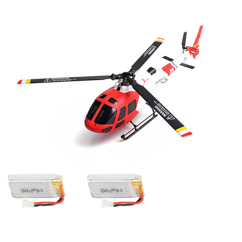 WL AS350 2.4G 4CH 3-Blade Flybarless Realistic RC Helicopter Model with Barometric Altitude Hold, Optical Flow Positioning & One-Key TOL (RTF)