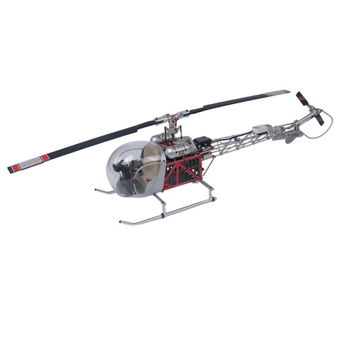 WOLFBUSH Bell-47 2.4G 450-Class 3-Blade RC Helicopter with H1PRO Flight Controller (RTF) Pre-sale