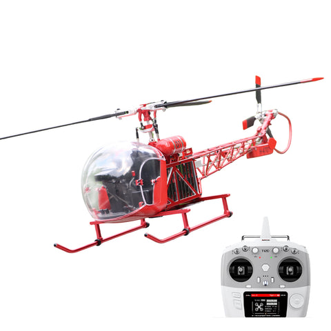WOLFBUSH Bell-47 2.4G 450-Class 3-Blade RC Helicopter with H1PRO Flight Controller (RTF) Pre-sale