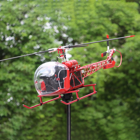 WOLFBUSH Bell-47 2.4G 450-Class 3-Blade RC Helicopter with H1PRO Flight Controller (RTF) Pre-sale