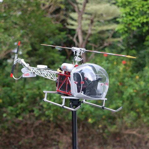 WOLFBUSH Bell-47 2.4G 450-Class 3-Blade RC Helicopter with H1PRO Flight Controller (RTF) Pre-sale