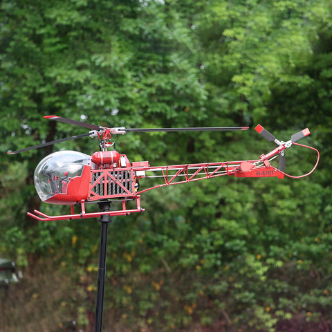 WOLFBUSH Bell-47 2.4G 450-Class 3-Blade RC Helicopter with H1PRO Flight Controller (RTF) Pre-sale