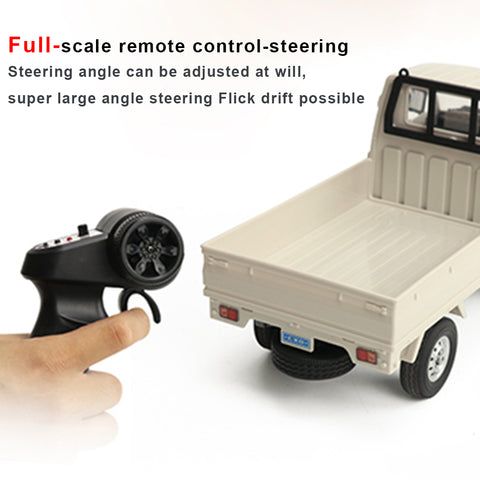 WPL D12mini 1/16 2.4Ghz RC Car Mini-truck Mini-van DIY Double Battery