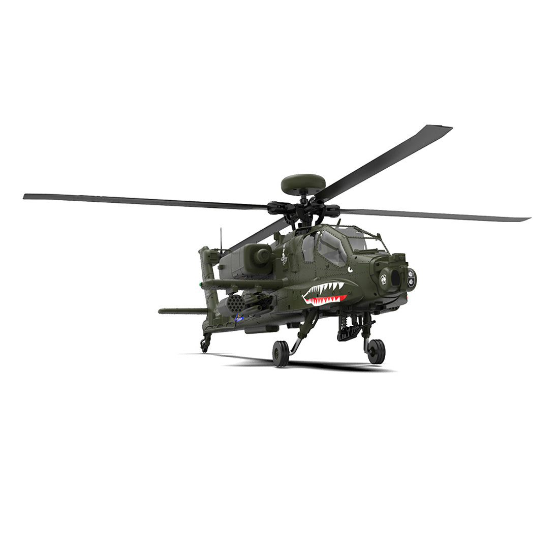 YU XIANG Apache F11 AH64 Dual-Axis Military RC Helicopter | RTRhobby