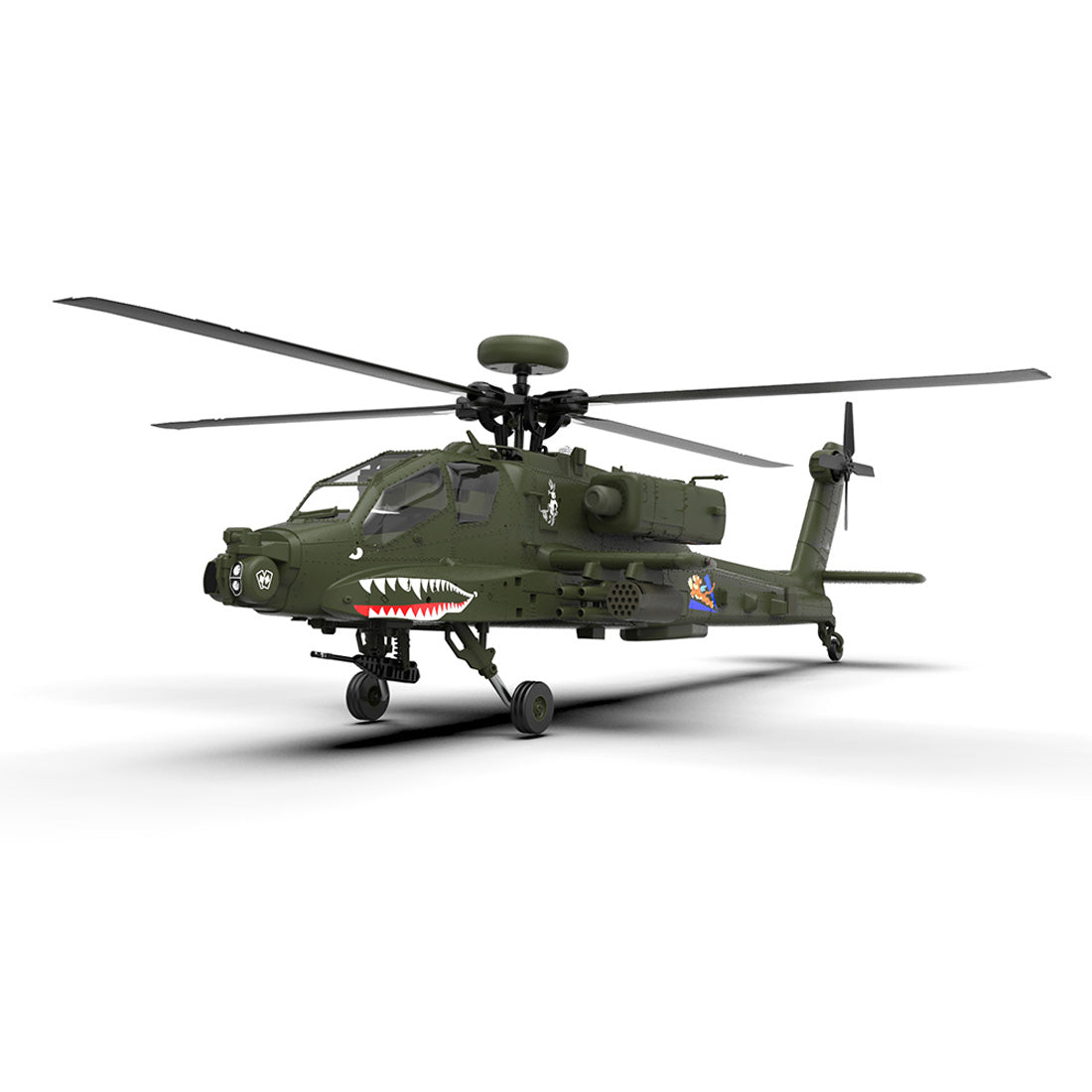 YU XIANG Apache F11 AH64 Dual-Axis Military RC Helicopter | RTRhobby