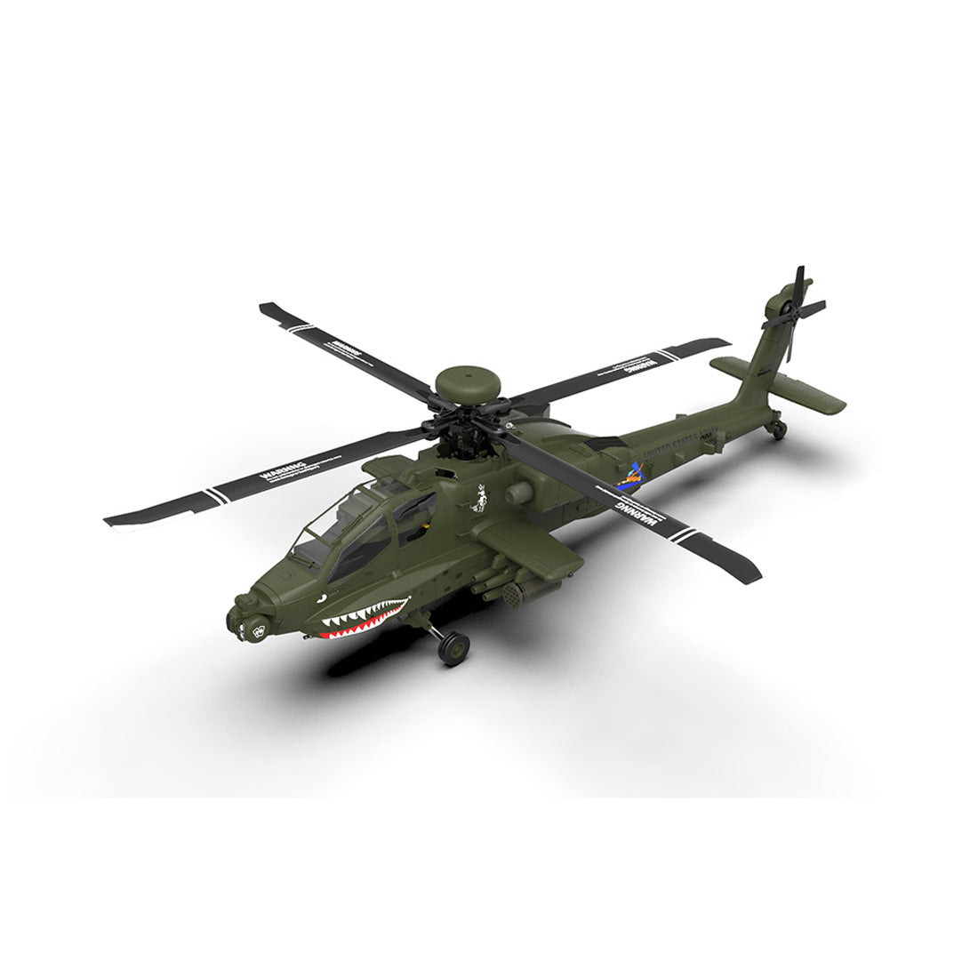 YU XIANG Apache F11 AH64 Dual-Axis Military RC Helicopter RTRhobby