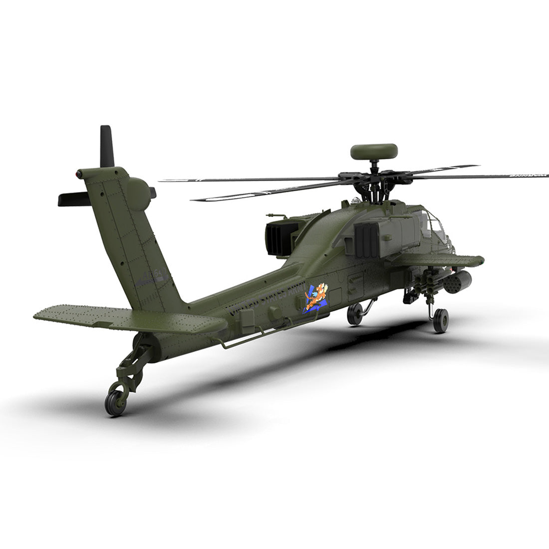 YU XIANG Apache F11 AH64 Dual-Axis Military RC Helicopter | RTRhobby