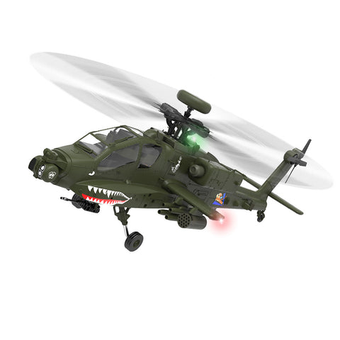 YU XIANG Apache F11 AH64 Dual-Axis Military RC Helicopter | RTRhobby