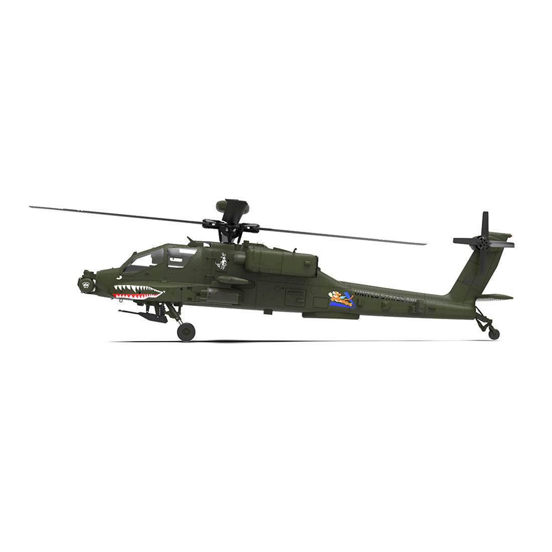 YU XIANG Apache F11 AH64 Dual-Axis Military RC Helicopter | RTRhobby