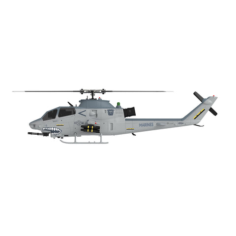 YU XIANG F112S AH-1 1/40 Scale 200-Class 2.4G 9CH RC Military Helicopter Model with Dual-Blade Flybarless Rotor Head, 6G Mode & GPS Positioning (Pre-sale)
