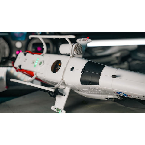 YU XIANG F112S AH-1 1/40 Scale 200-Class 2.4G 9CH RC Military Helicopter Model with Dual-Blade Flybarless Rotor Head, 6G Mode & GPS Positioning (Pre-sale)