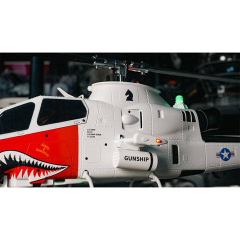 YU XIANG F112S AH-1 1/40 Scale 200-Class 2.4G 9CH RC Military Helicopter Model with Dual-Blade Flybarless Rotor Head, 6G Mode & GPS Positioning (Pre-sale)