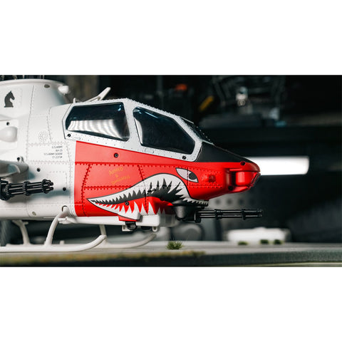 YU XIANG F112S AH-1 1/40 Scale 200-Class 2.4G 9CH RC Military Helicopter Model with Dual-Blade Flybarless Rotor Head, 6G Mode & GPS Positioning (Pre-sale)