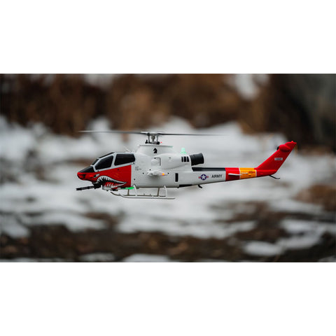 YU XIANG F112S AH-1 1/40 Scale 200-Class 2.4G 9CH RC Military Helicopter Model with Dual-Blade Flybarless Rotor Head, 6G Mode & GPS Positioning (Pre-sale)