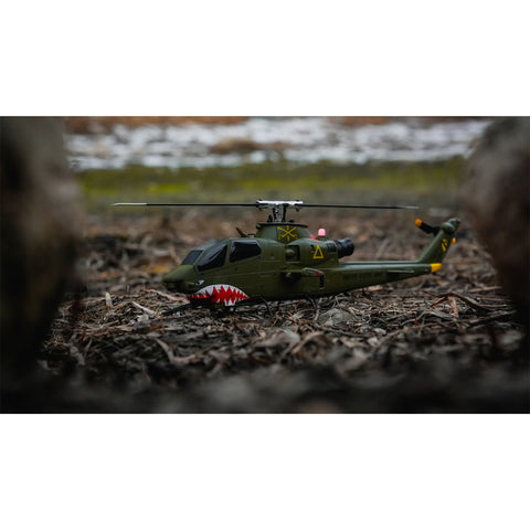 YU XIANG F112S AH-1 1/40 Scale 200-Class 2.4G 9CH RC Military Helicopter Model with Dual-Blade Flybarless Rotor Head, 6G Mode & GPS Positioning (Pre-sale)