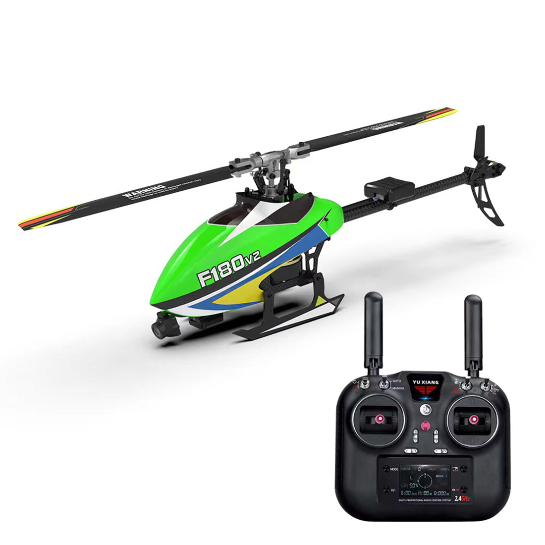 YU XIANG F180 V2 Direct Drive Flybarless RC Helicopter RTF | RTRhobby