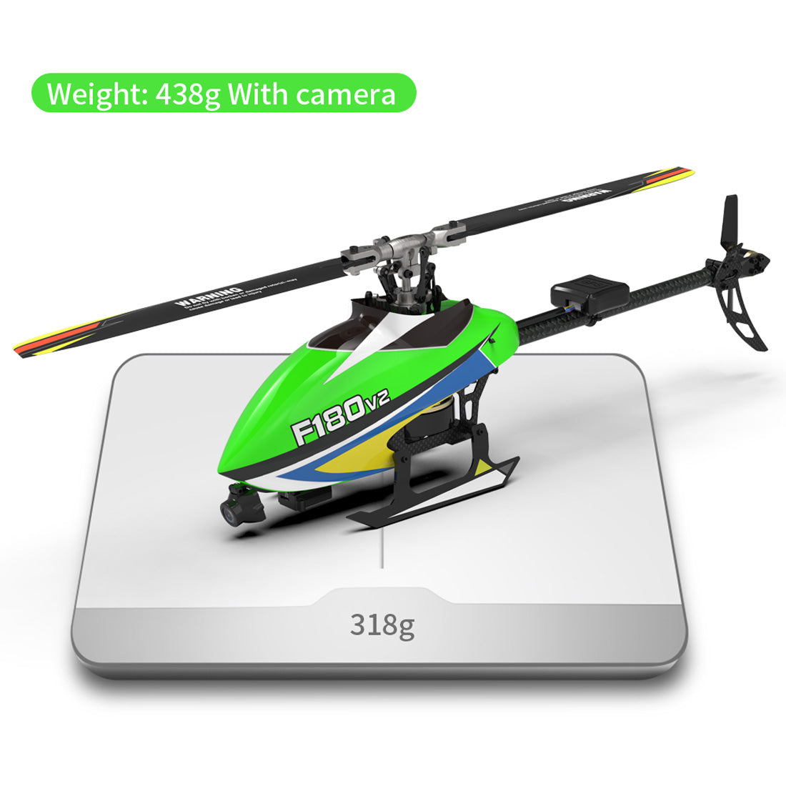 YU XIANG F180 V2 Direct Drive Flybarless RC Helicopter RTF | RTRhobby