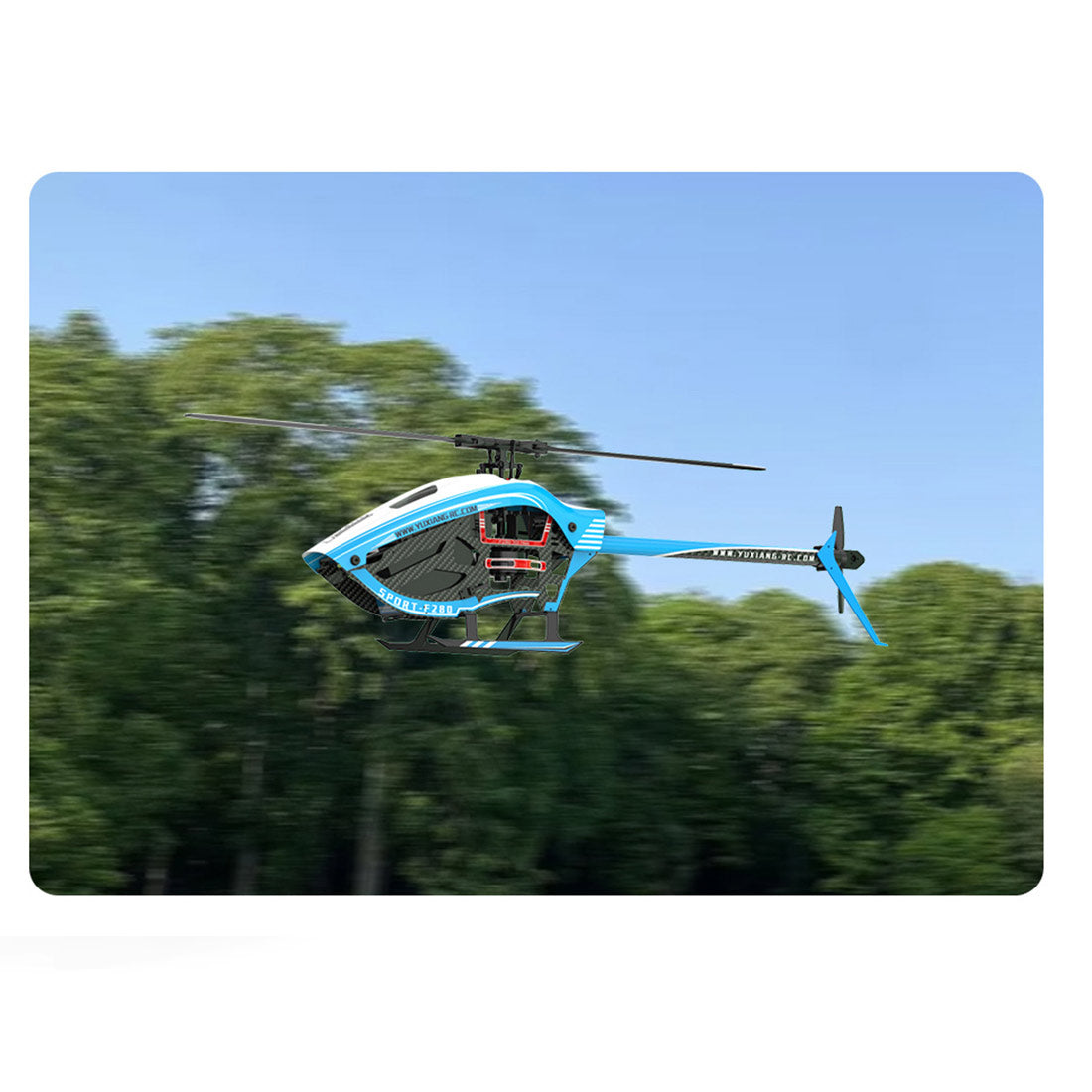 YU XIANG F280 2.4G 6CH RC Brushless Stunt Helicopter | RTRhobby