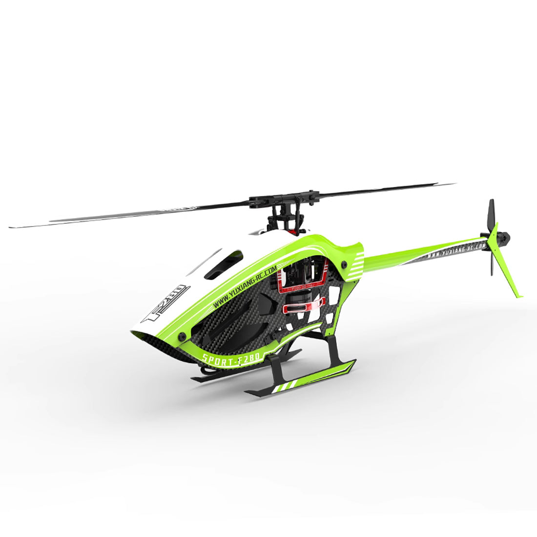 YU XIANG F280 2.4G 6CH RC Brushless Stunt Helicopter | RTRhobby